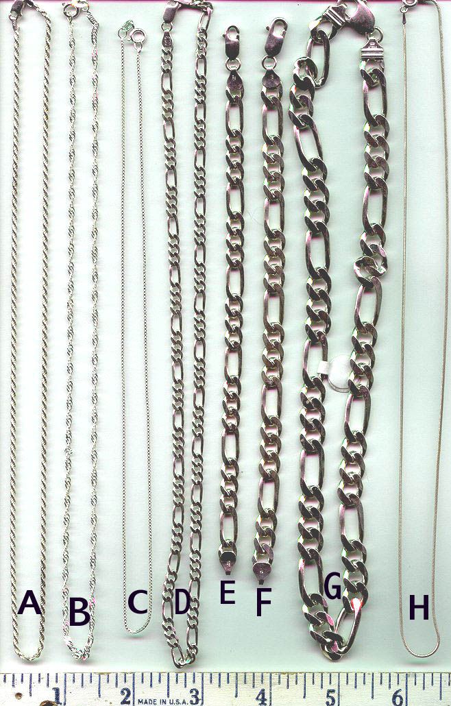 серебряные цепочки с кулоном