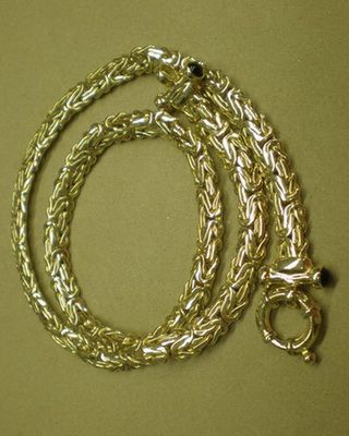 плетение цепочек из золота питон